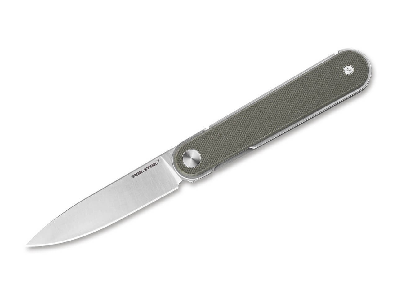 Real Steel Iris Front Flipper G10 OD Green