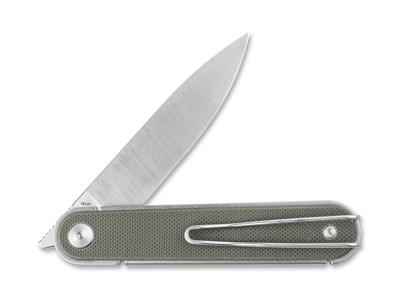 Iris Front Flipper G10 OD Green
