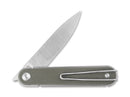 Real Steel Iris Front Flipper G10 OD Green