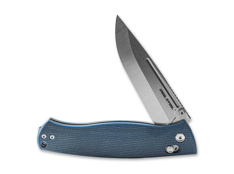 Real Steel Pathfinder Folder Micarta Denim