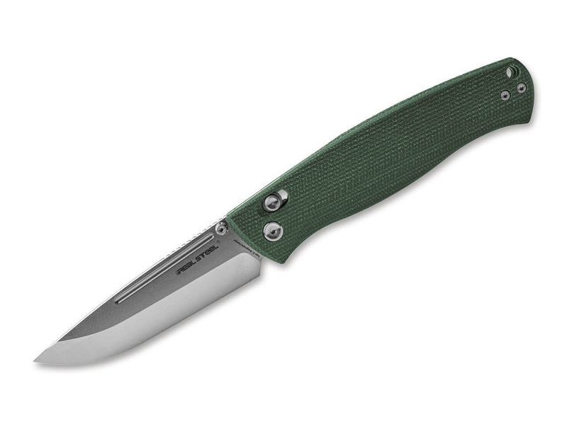 Real Steel Pathfinder Folder Micarta Green