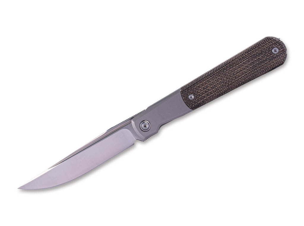 RB-7 Titanium Natural Micarta
