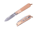Real Steel Real Barlow RB-3 Drop Point 12C27 Rosegold Steel