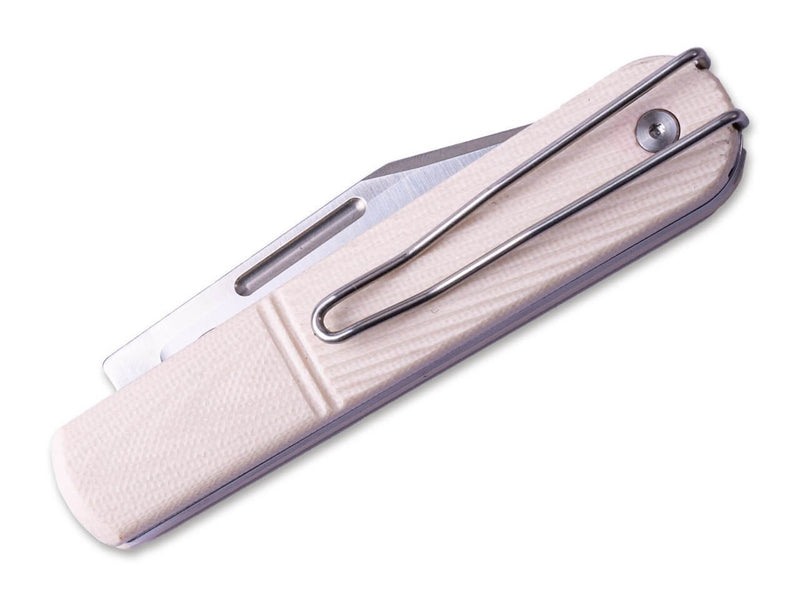 Real Steel Real Barlow RB5 Clippoint G10 Ivory