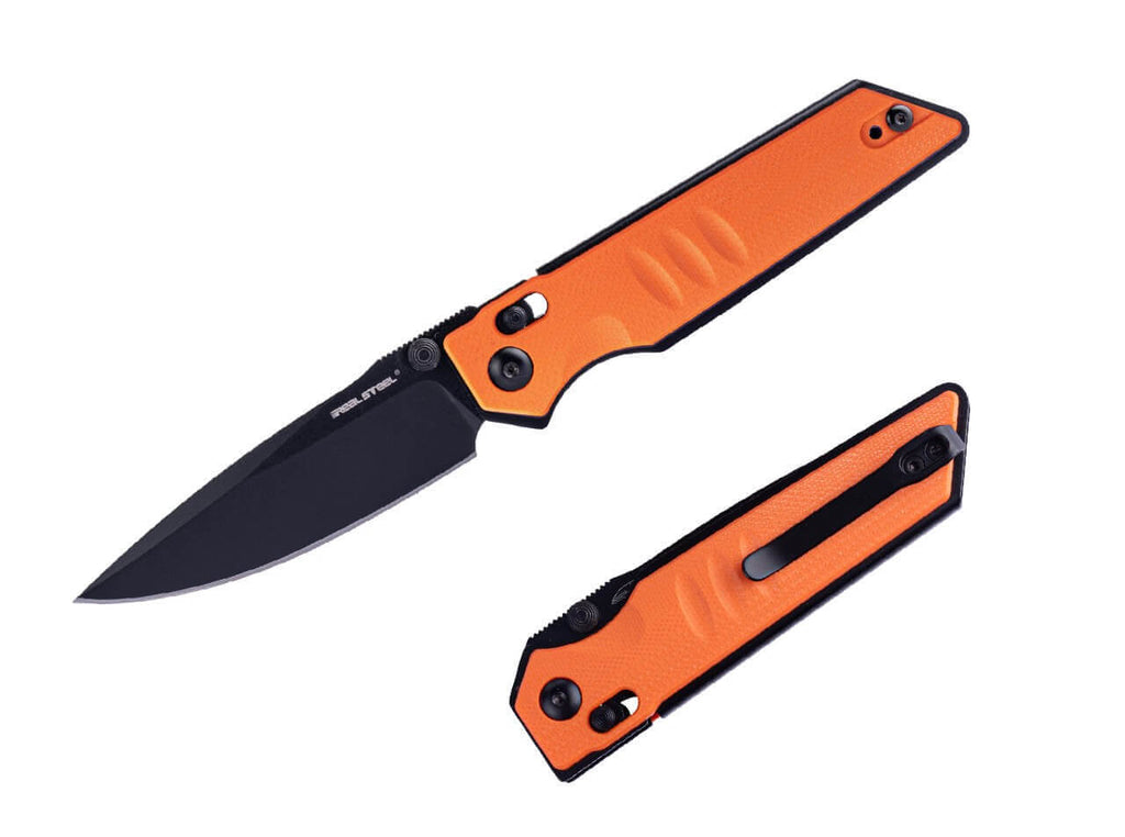 Sacra K110 Black PVD Orange G10