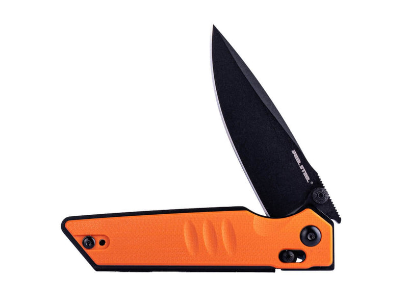 Real Steel Sacra K110 Black PVD Orange G10