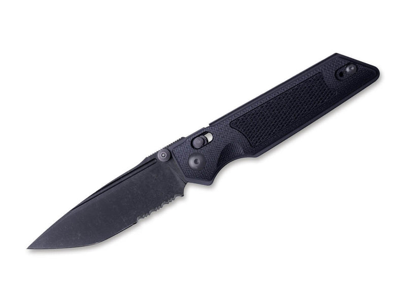 Real Steel Sacra TAC Serrated G10 Black