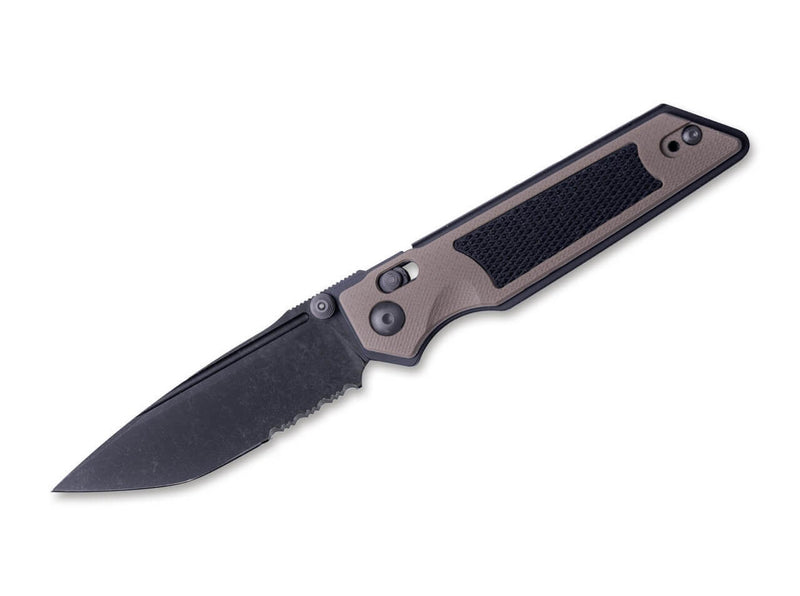 Real Steel Sacra TAC Serrated G10 Coyote & Black