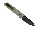 Reate PL-6 Nitro-V Green & Black Micarta PVD
