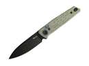 Reate PL-6 Nitro-V Green & Black Micarta PVD