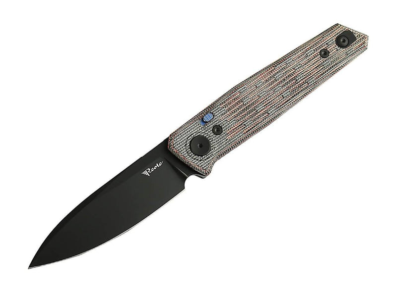 Reate PL-6 Nitro-V Red & Black Micarta PVD