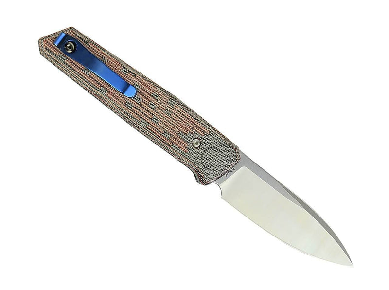 Reate PL-6 Nitro-V Red & Black Micarta Satin