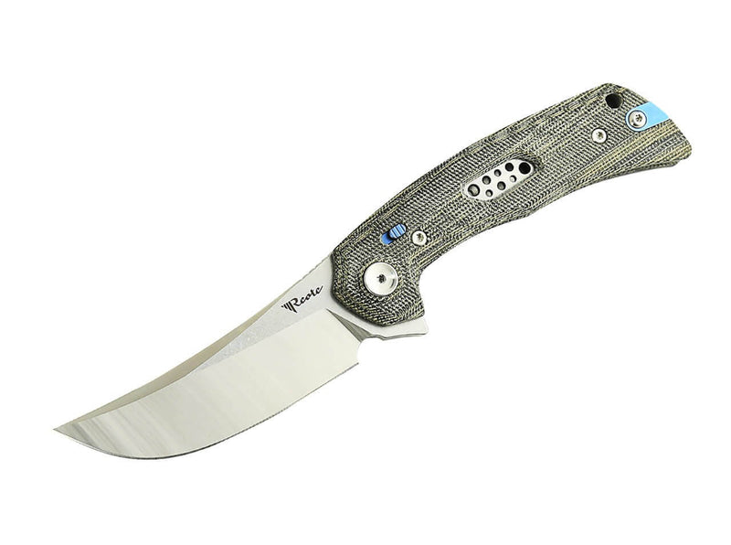 Reate PL-7 Nitro-V Green & Black Micarta Satin