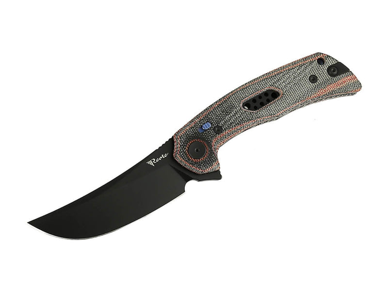 Reate PL-7 Nitro-V Red & Black Micarta PVD