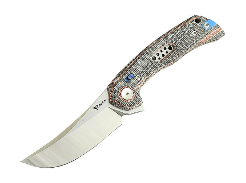 Reate PL-7 Nitro-V Red & Black Micarta Satin