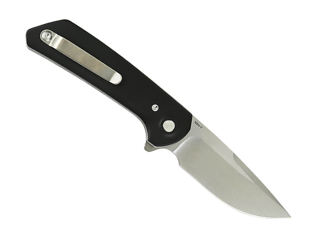 PL-XF Aluminum Black Stonewashed Satin Flats