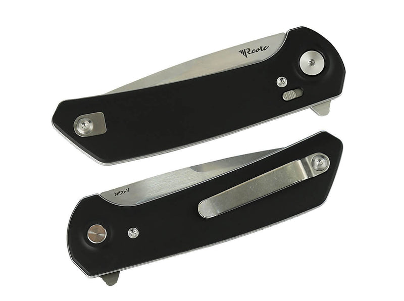 Reate PL-XF Aluminum Black Stonewashed Satin Flats