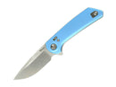 Reate PL-XF Aluminum Blue Stonewashed Satin Flats