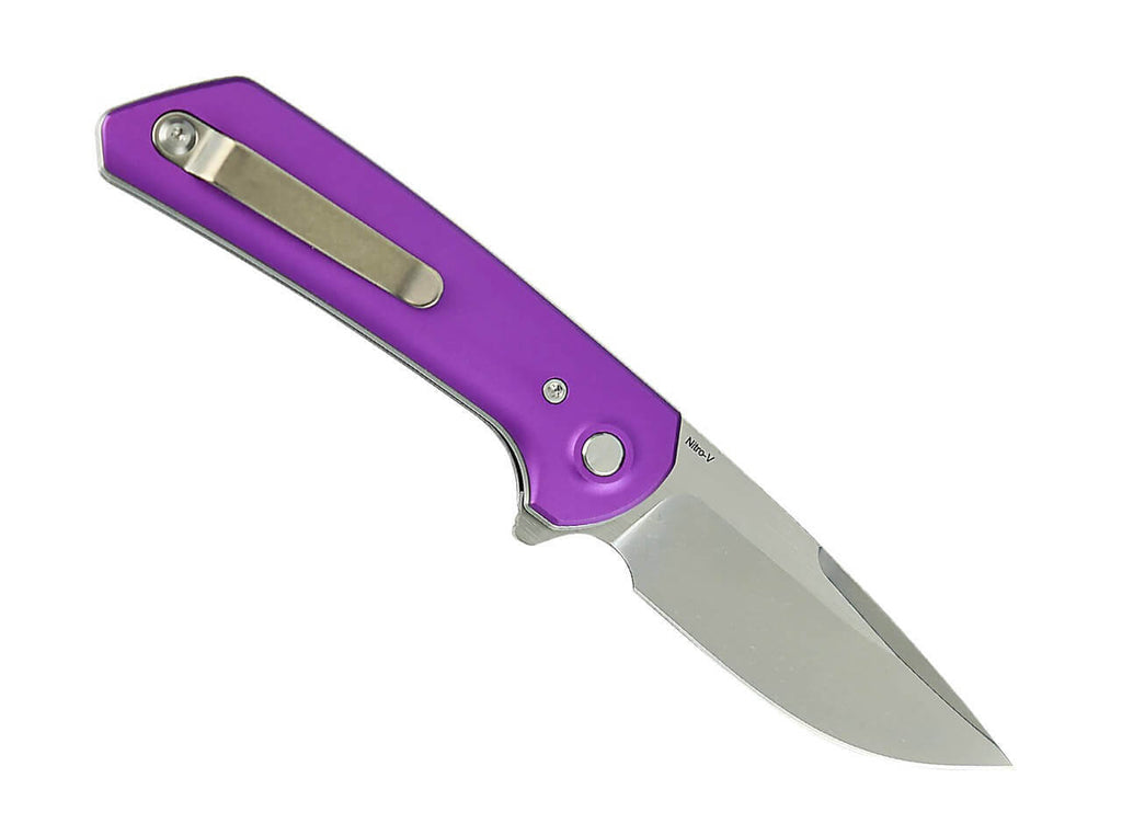 PL-XF Aluminum Purple Stonewashed Satin Flats