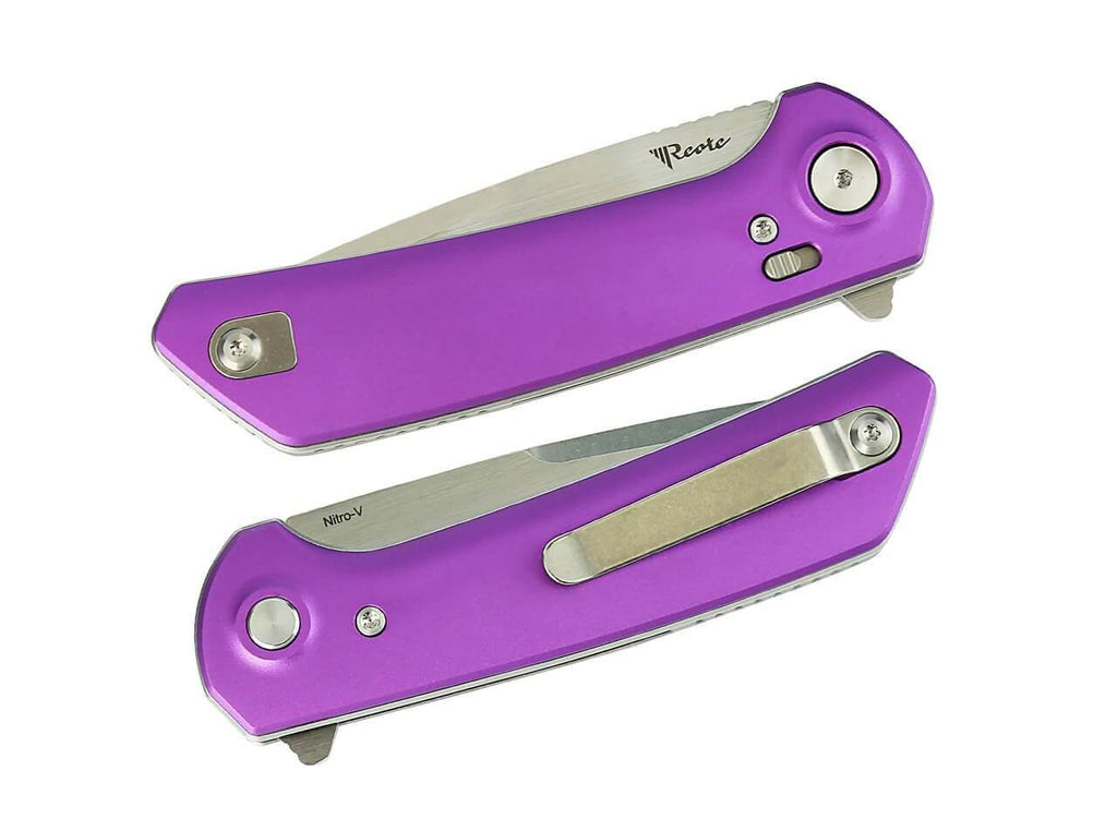 PL-XF Aluminum Purple Stonewashed Satin Flats