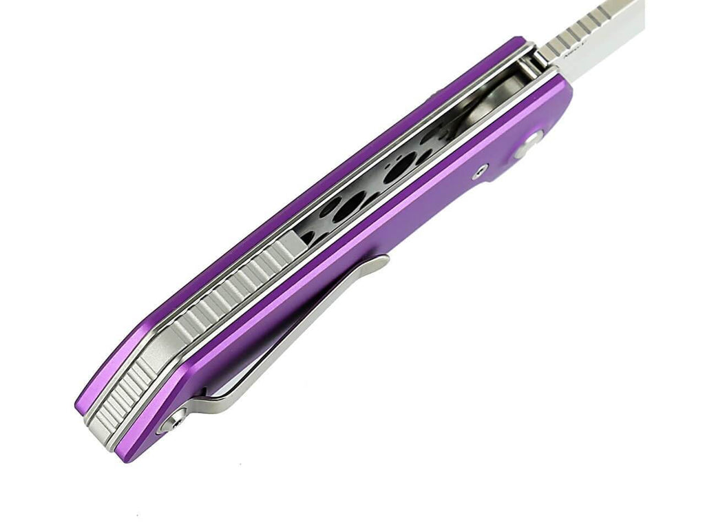 PL-XF Aluminum Purple Stonewashed Satin Flats