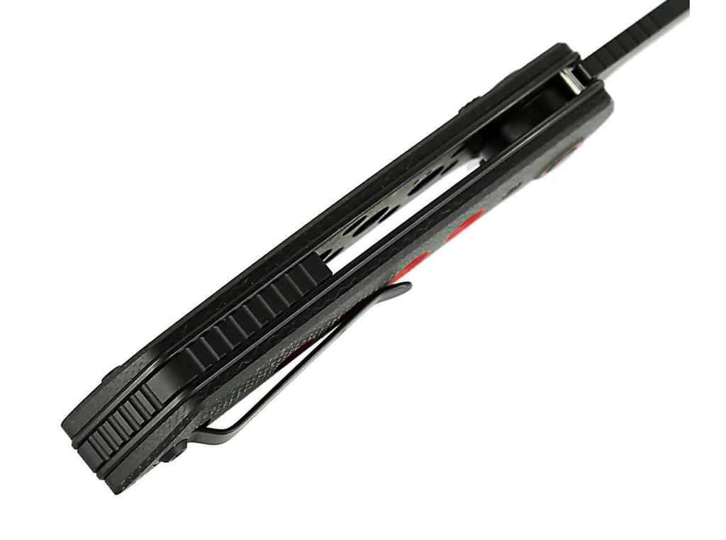 PL-XF Micarta Black G10 Red PVD