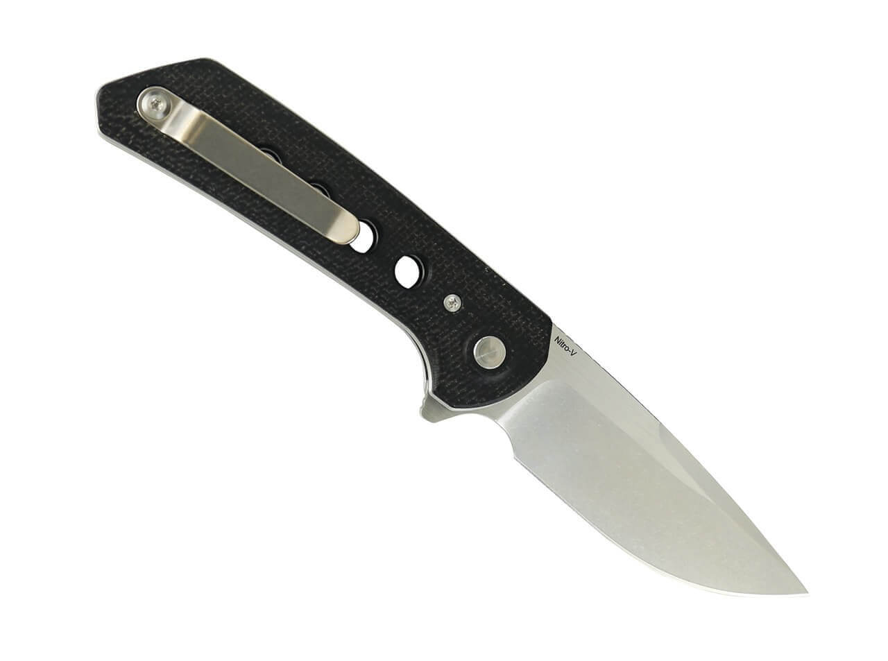 PL-XF Micarta G10 Black Stonewashed