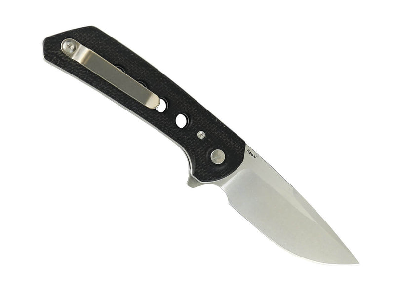 Reate PL-XF Micarta G10 Black Stonewashed