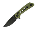 Reate PL-XF Micarta G10 Green PVD