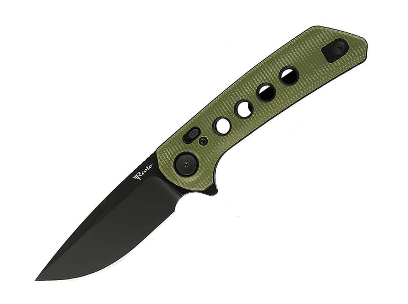 Reate PL-XF Micarta G10 Green PVD