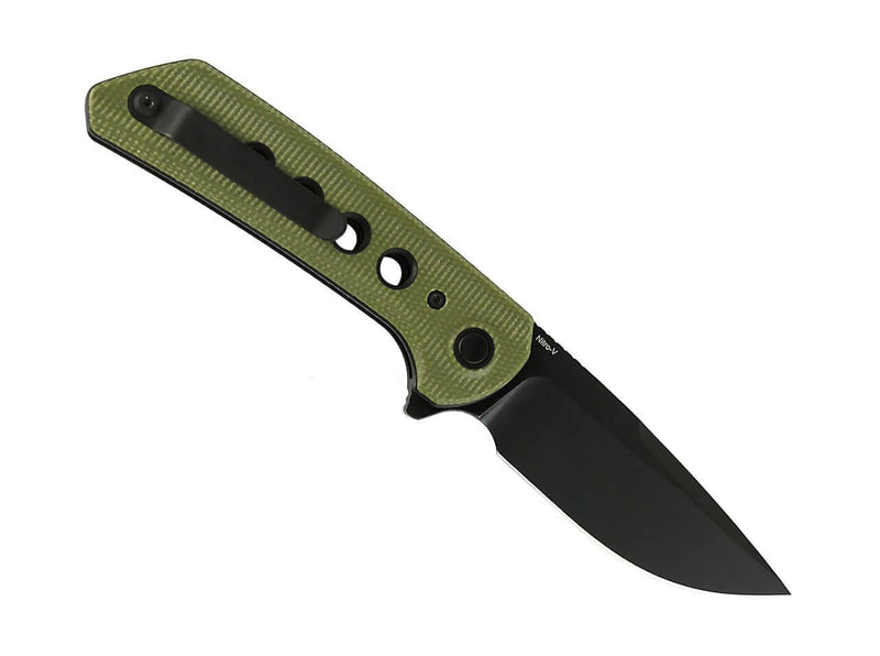 Reate PL-XF Micarta G10 Green PVD