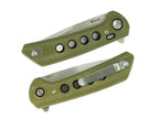 PL-XF Micarta G10 Green Stonewashed