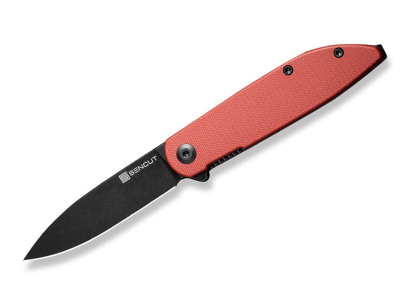 SENCUT Bocll II G10 Burgundy Black Blade