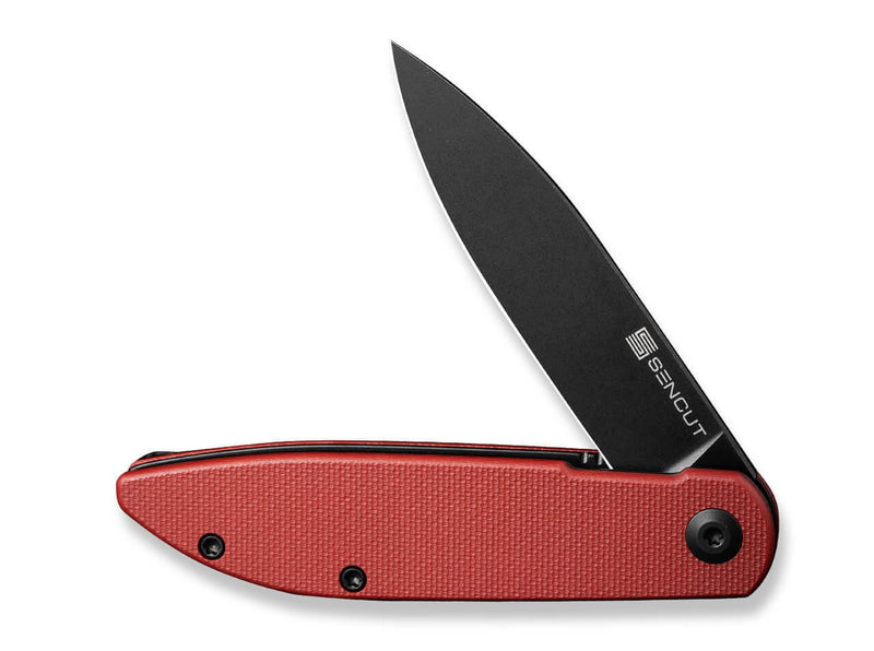 SENCUT Bocll II G10 Burgundy Black Blade