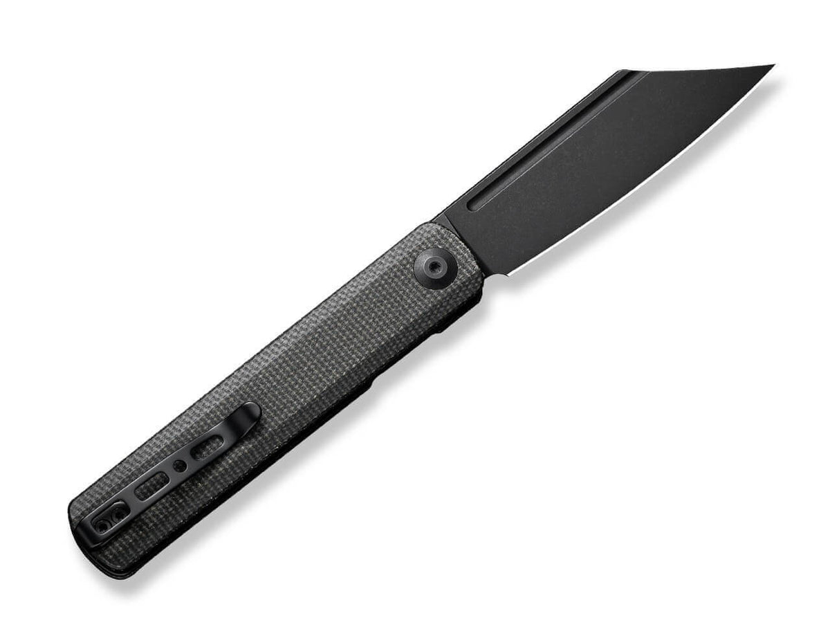 Bronte Micarta Dark Green Black Blade