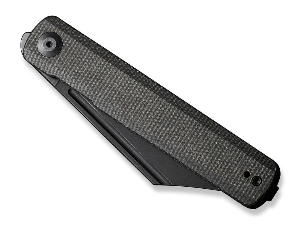 Bronte Micarta Dark Green Black Blade