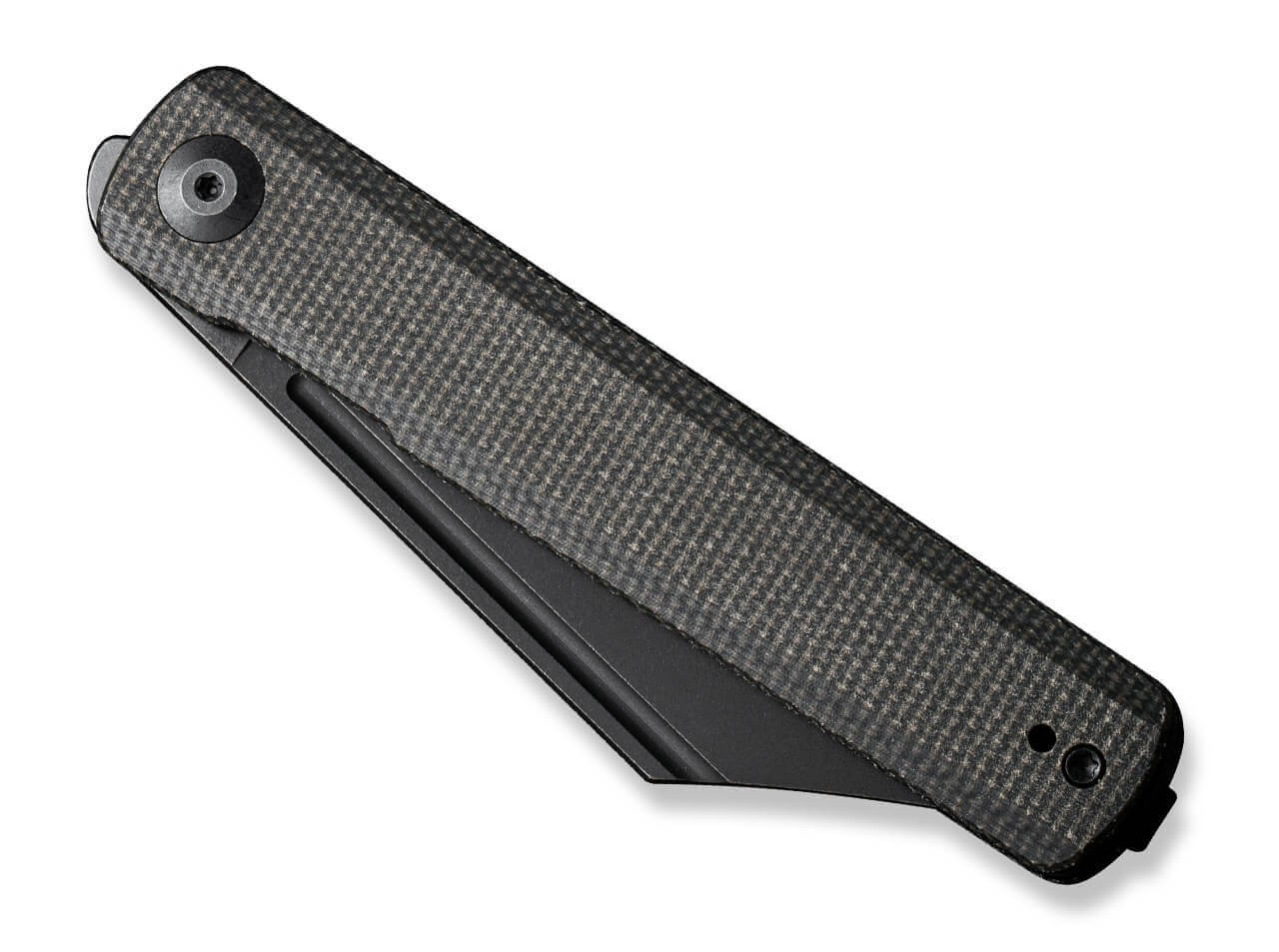 Bronte Micarta Dark Green Black Blade