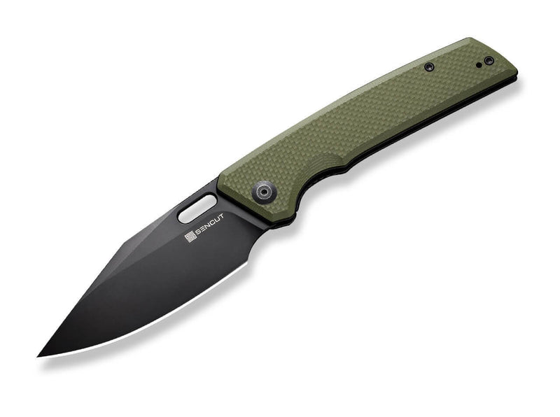 SENCUT GlideStrike G10 OD Green Black Blade