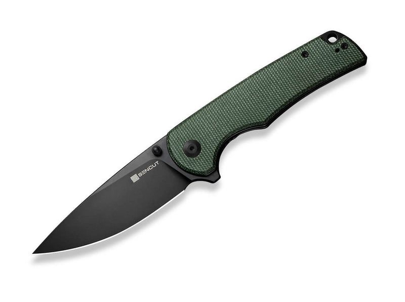 SENCUT Praktisk Micarta Green Black Blade