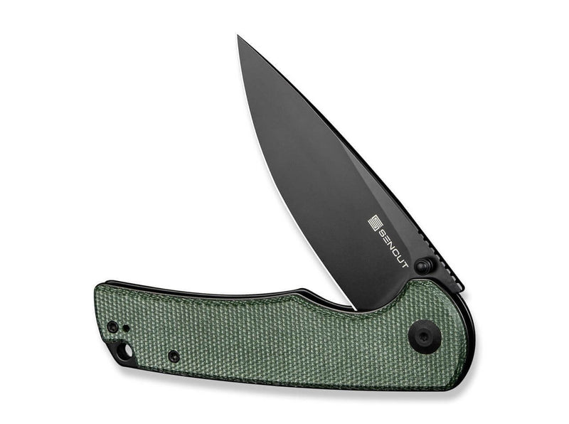 SENCUT Praktisk Micarta Green Black Blade