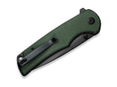 SENCUT Praktisk Micarta Green Black Blade