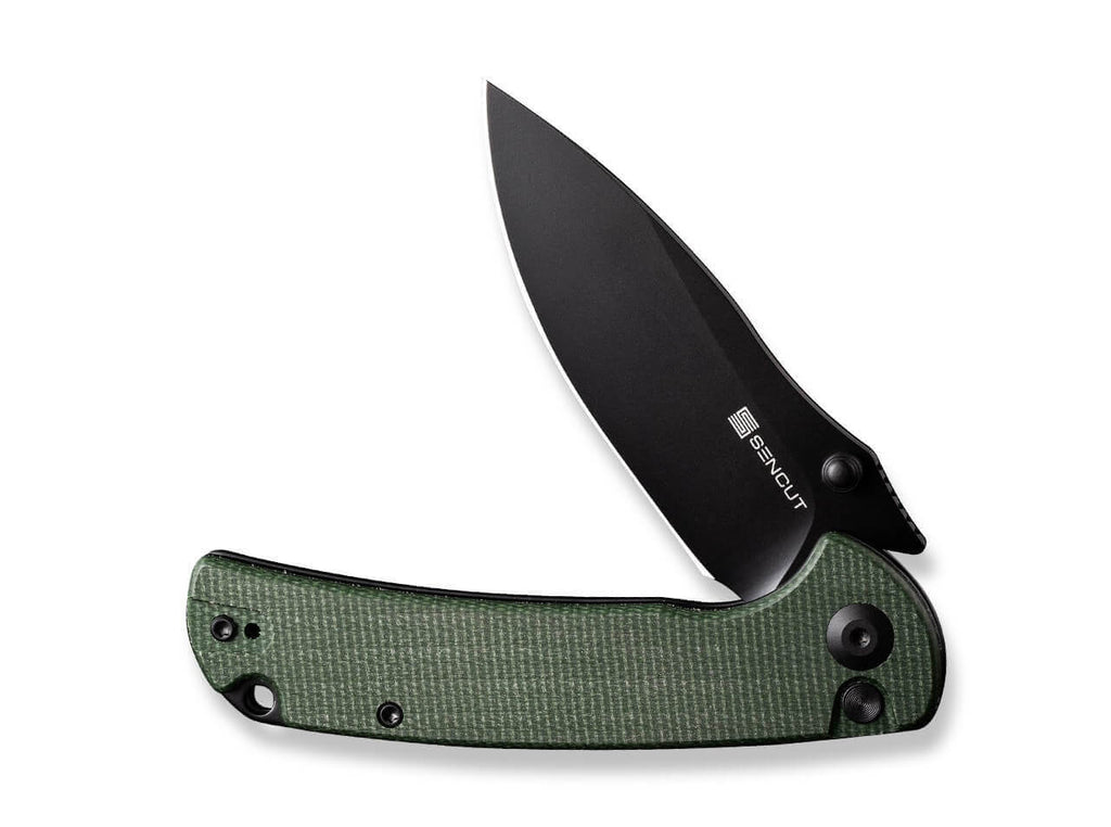 Pulsewave Micarta Green Black Blade