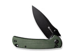 Pulsewave Micarta Green Black Blade