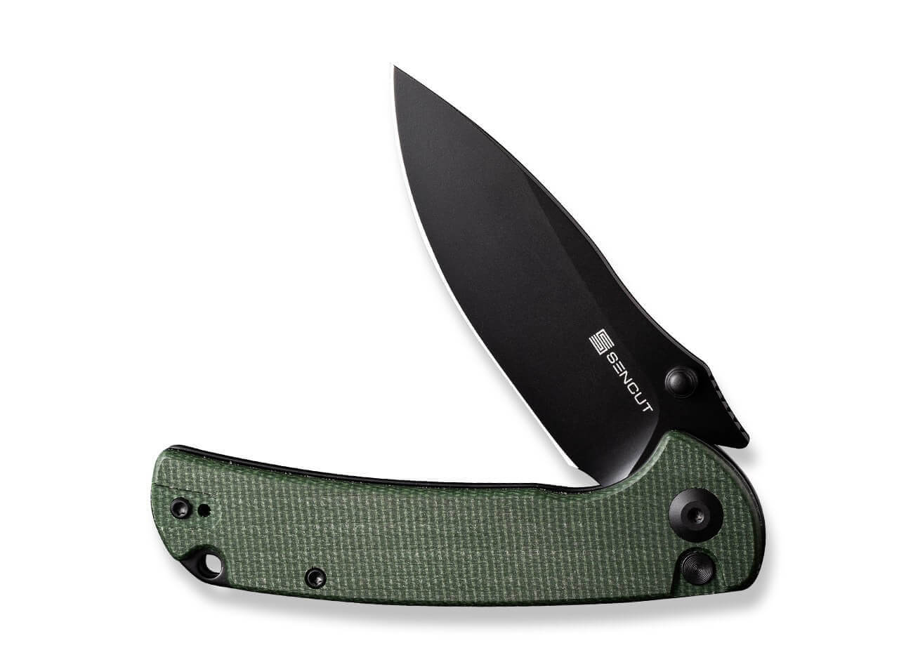 Pulsewave Micarta Green Black Blade
