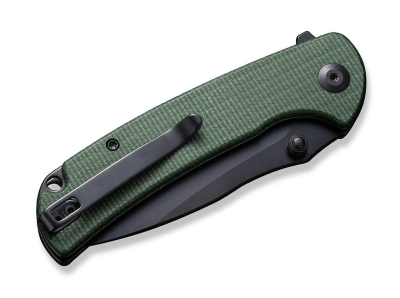 SENCUT Pulsewave Micarta Green Black Blade