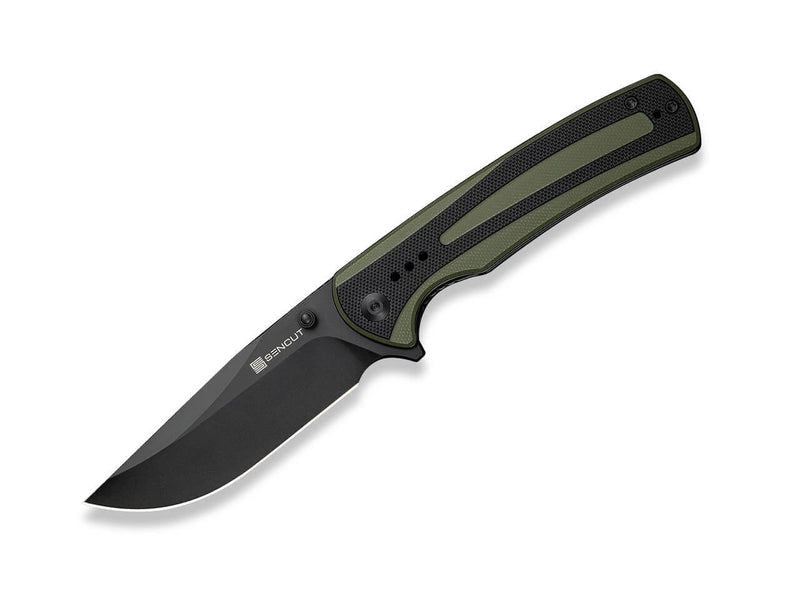 SENCUT Regnator Green & Black G10 Black Blade