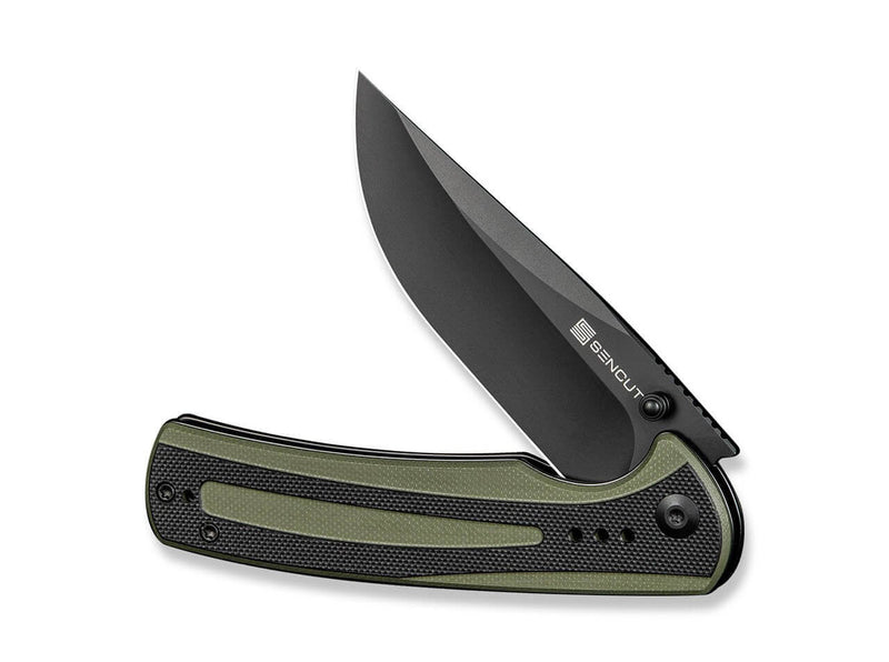 SENCUT Regnator Green & Black G10 Black Blade