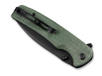 Sachse Micarta Green Black Blade