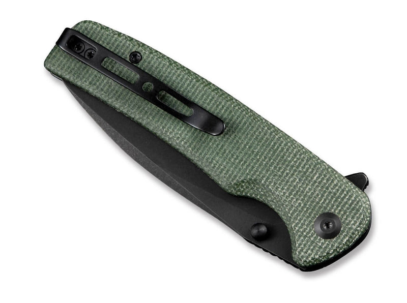 SENCUT Sachse Micarta Green Black Blade