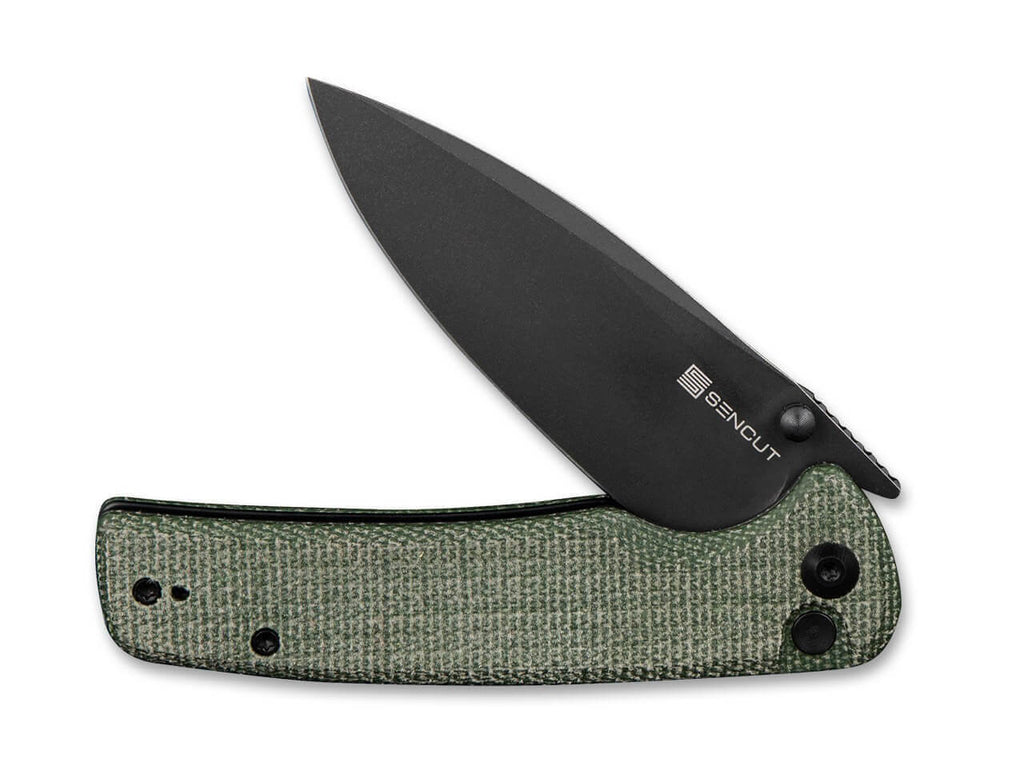 Sachse Micarta Green Black Blade